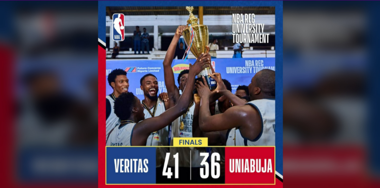 Veritas lifting the trophy